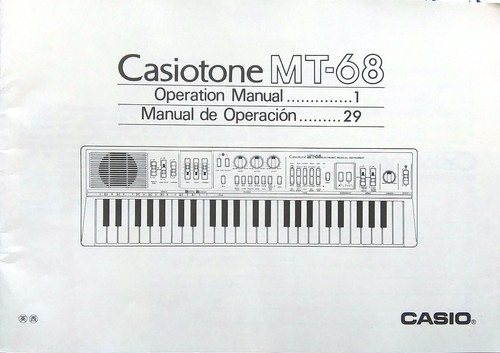 Casio casiotone tastiera - casio, mt-68