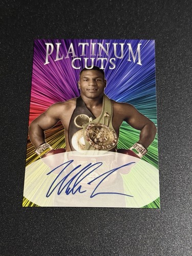 Scheda autografa mike tyson - scheda,