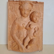 Bassorilievo In Legno Natività Madonna