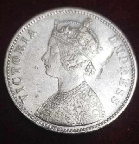 Una rupia 1883 india - una,