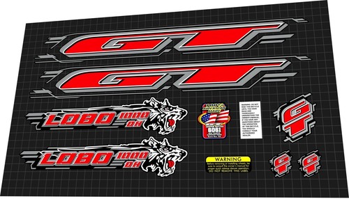 Set decalcomanie lobo - set,