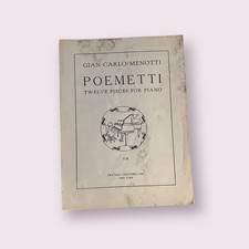 Gian Carlo Menotti Poemetti