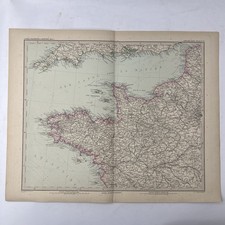 Mappa Nord Francia 1891
