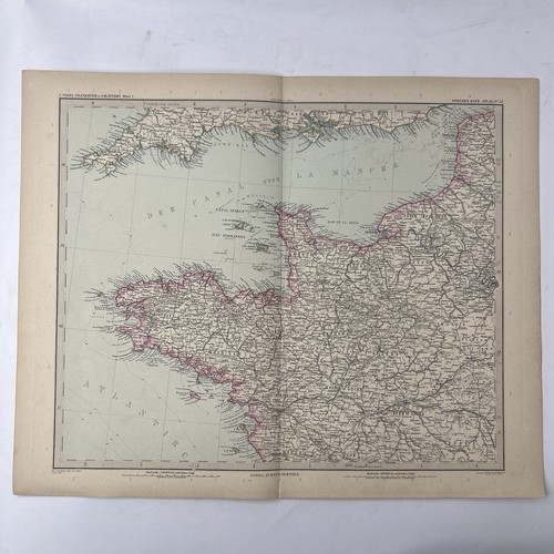 Mappa nord francia 1891 - mappa,