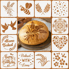 Set 12 Pezzi Stencil per Pane