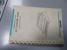 OLIVETTI ET 2250/ET 2450 PROFESSIONAL TYPING MANUALE DELL'OPERATORE 1991 (1717A)
