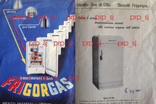 PUBBLICITA FRIGORIFERO GAS FRIGORGAS METANO LIQUIDO CITTÀ 1950 CREMONA