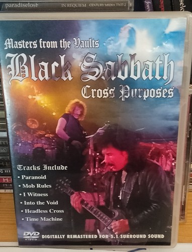 Black sabbath dvd cross - black,