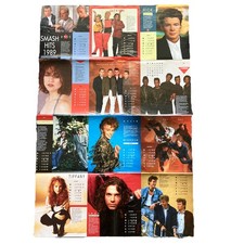 Madonna Kylie Tiffany Rick Astley YAZZ 2-sided Large magazine poster 31x21 inch