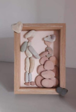 quadro decorato con sassi