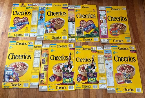 Scatole cereali cheerios - scatole,