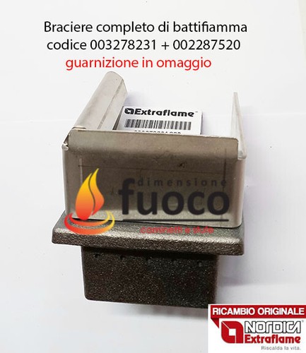 Braciere con battifiamma stufa - con,