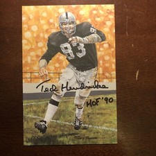 Ted Hendricks firmata Oakland