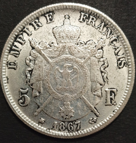Francia franchi 1867 - francia,