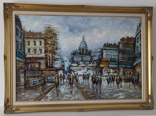 Grande quadro impressionista