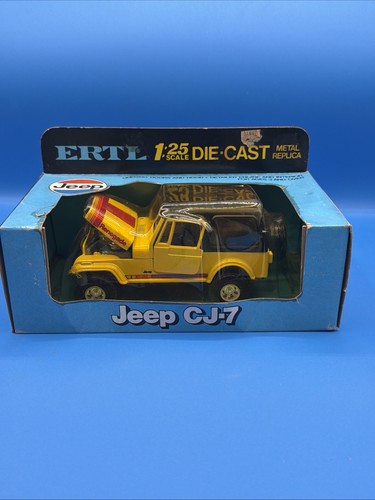 Jeep renegade 25 yellow - cj-7, 1/25