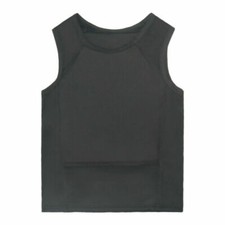 Black Bulletproof T-shirt Vest