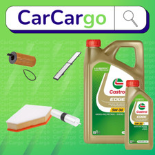 KIT TAGLIANDO BMW SERIE 3 320CD DIESEL 2005-2007 OLIO ARIA ABITACOLO CARBURANTE OLIO CASTROL