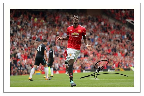 Paul pogba autografo firmato - pogba,