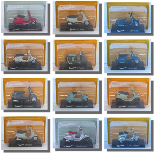 Vespa scooter collezione scala - vespa,