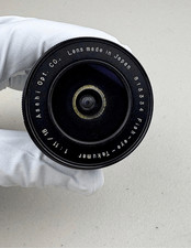 Asahi Fish Eye Pancake Takumar 1:11/18 obiettivo fotocamera Pentax con custodia 813334 Giappone