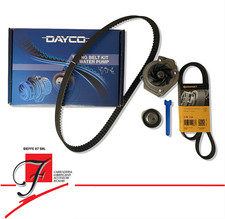 KIT DISTRIBUZIONE CON POMPA ACQUA + CINGHIA SERVIZI FIAT PANDA 500 PUNTO 1.2 1.4