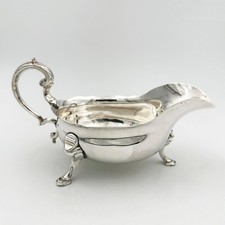 GEORGIAN SAUCE BOAT OLD