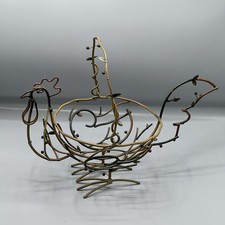 Cesto filo metallo gallo - , rosso