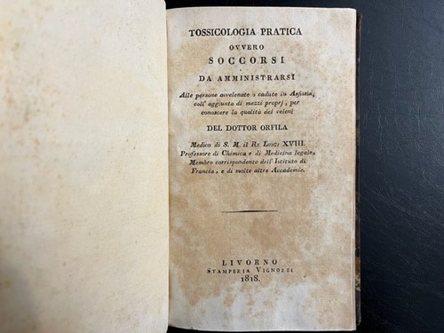 Orfila tossicologia pratica - orfila,,