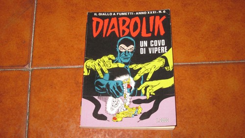 Diabolik prima serie 6 - 6, anno