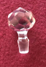 TAPPO DI BOTTIGLIA IN VETRO CRISTALLO VINTAGE