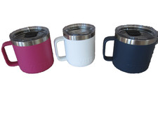 3 Tazze Yeti Rambler Blu e Fico d'India Rosa + Bianco Ottime Condizioni!