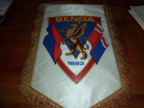 Gagliardetto calcio genoa 1893 - gagliardetto,