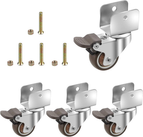 Rotelle mobili con freno - 4,