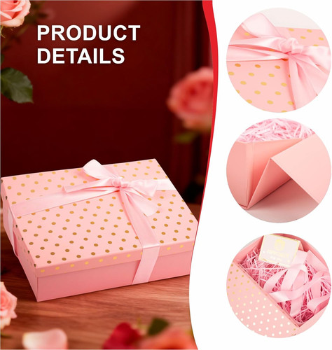Confezione regalo rosa lusso - confezione,