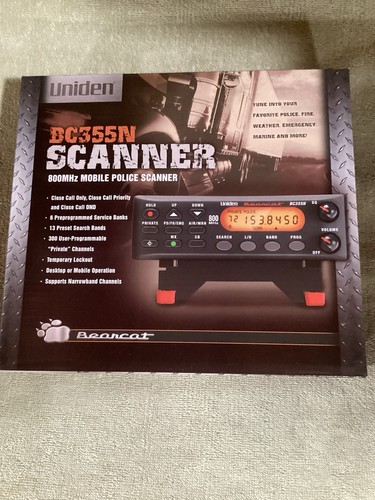 Uniden bearcat bc355n scanner - uniden,