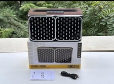 Altoparlante wireless in legno E-366B (supporto mobile) Bluetooth, radio FM, nuovo