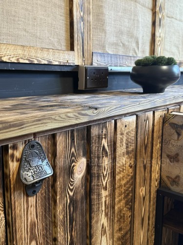 Legno pallet bruciato - 10, m²