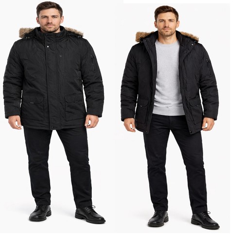 Giubbotto uomo invernale parka - uomo,