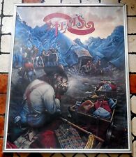 POSTER ORIGINALE VINTAGE GRANDE 23x29" Levi's Jeans 1979 pubblicitario incorniciato