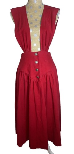 Abito completo vintage rosso