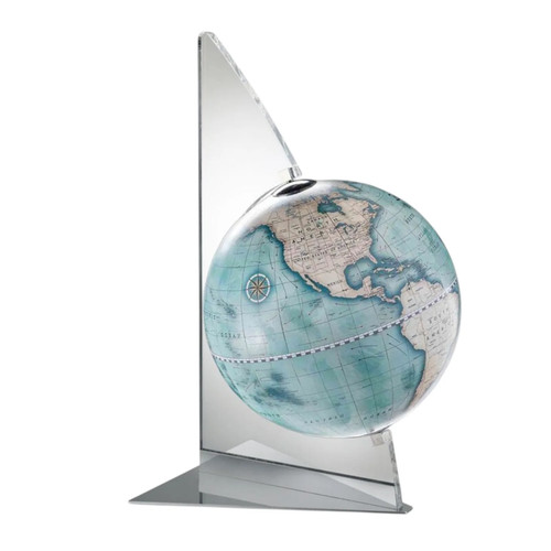 Mappamondo vela inox indaco - vela,