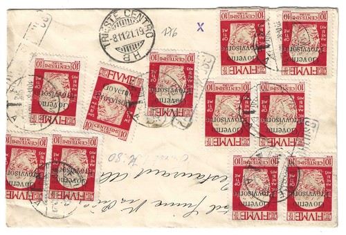 1921 fiume lettera per graz - -,