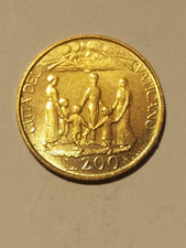 Moneta CITTA' DEL VATICANO Papa Giovanni Paolo II 200 Lire 1996 FDC (VC31)