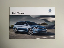 Depliant brochure Volkswagen Golf Variant - con Accessori Originali - 2014