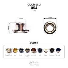 Occhielli 054 foro Ø 4,5mm