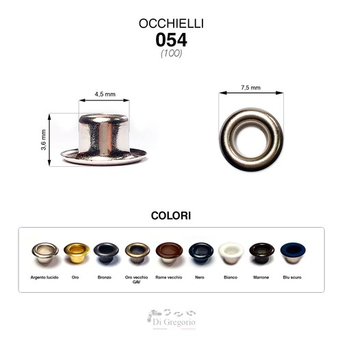 Occhielli 054 foro 5mm - occhielli, Ø