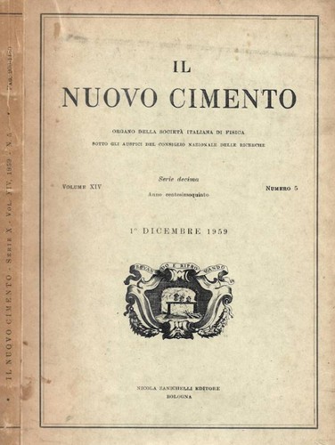 Nuovo cimento periodico - il, cimento.