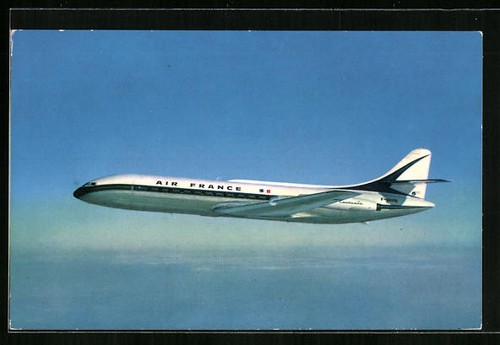 Cartolina aereo caravelle - cartolina, di
