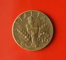 10 CENTESIMI 1940 ERRORE -